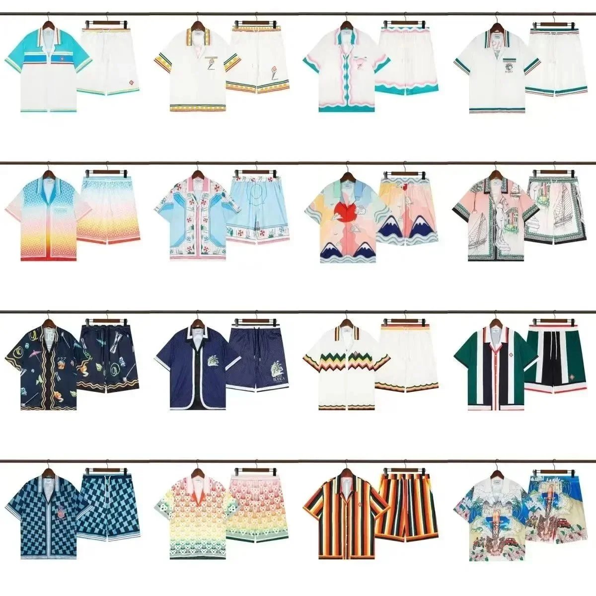 Mara Men's Summer Hawaiian Shirt and Shorts Sets