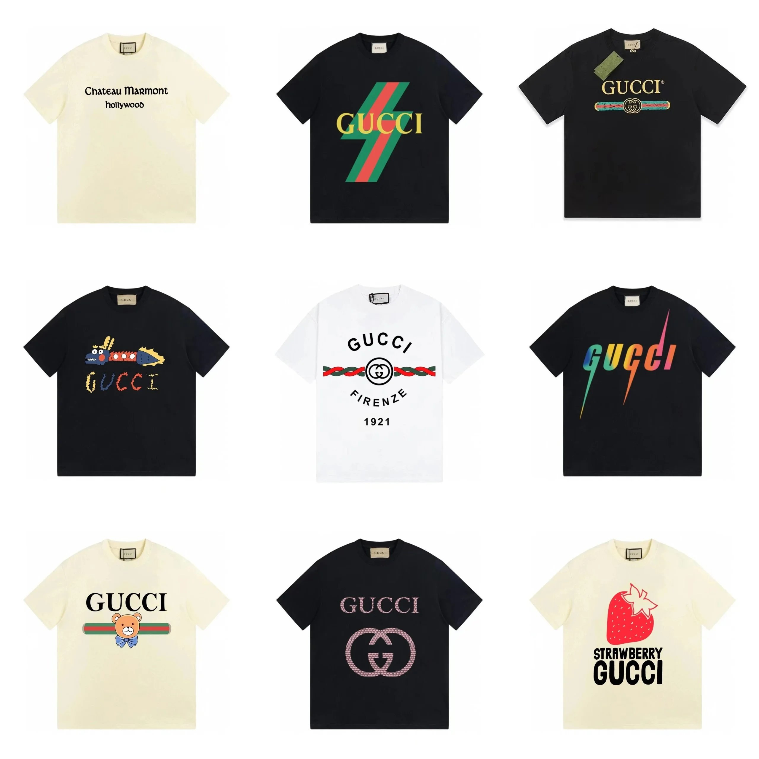 Gucci T-Shirts Collection | Fashionable Logo Tees for Men and Women