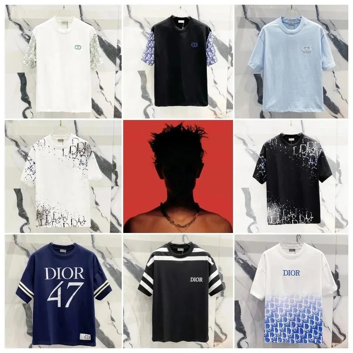 Dior Men's T-Shirts Collection Fashion Streetwear
