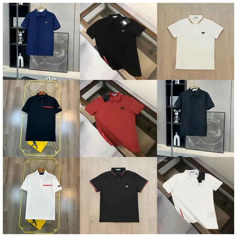 Men's Polo Shirts Casual Sporty Style with Logo Design