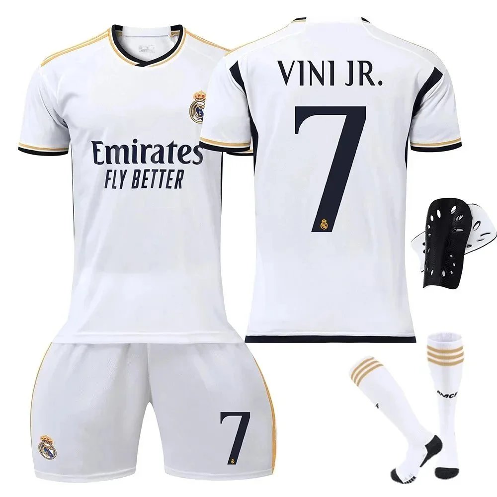 Real Madrid Home Jersey Vini Jr 7 Football Kit 2023