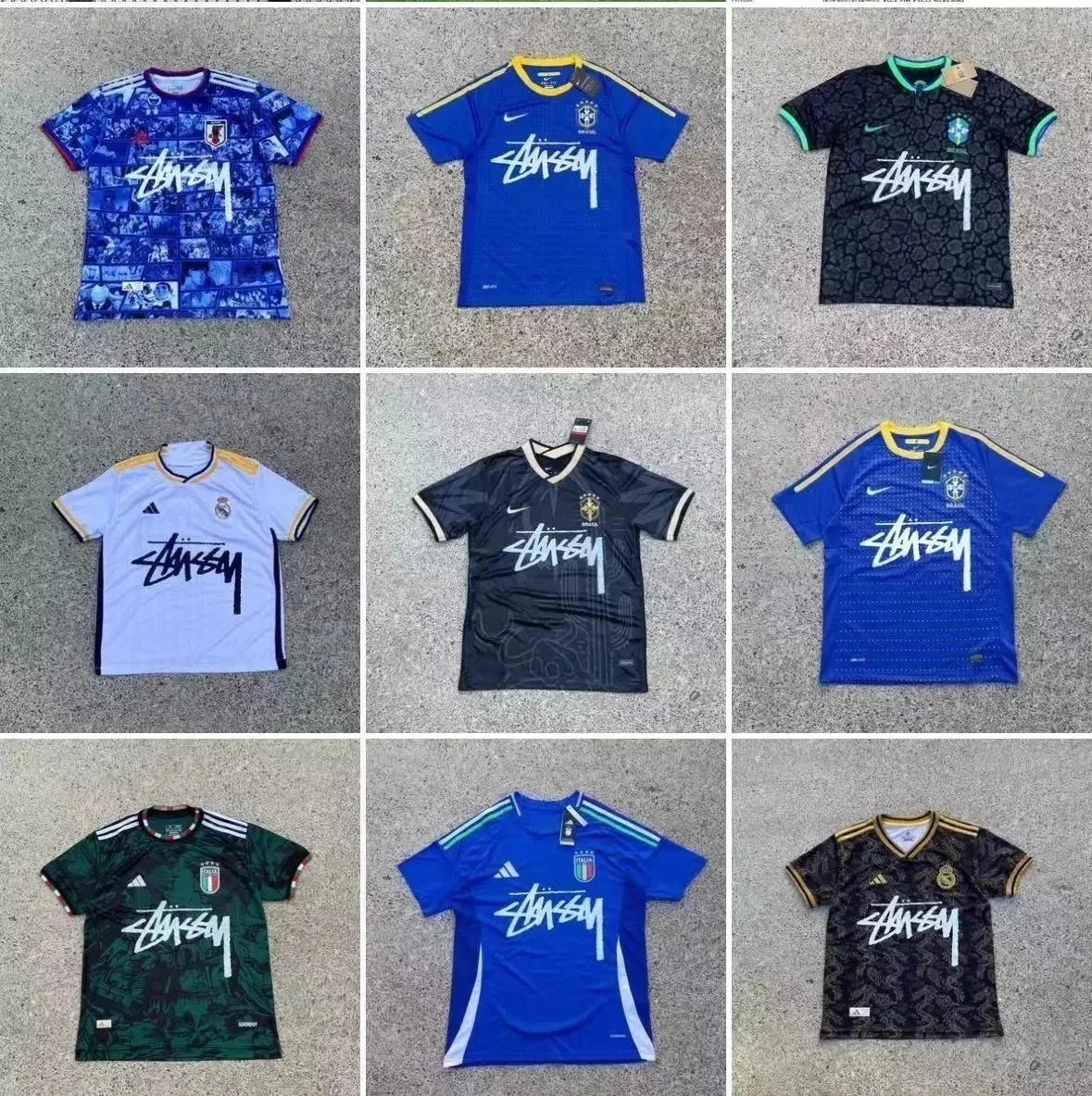 Stussy x Nike Football Jersey Collection