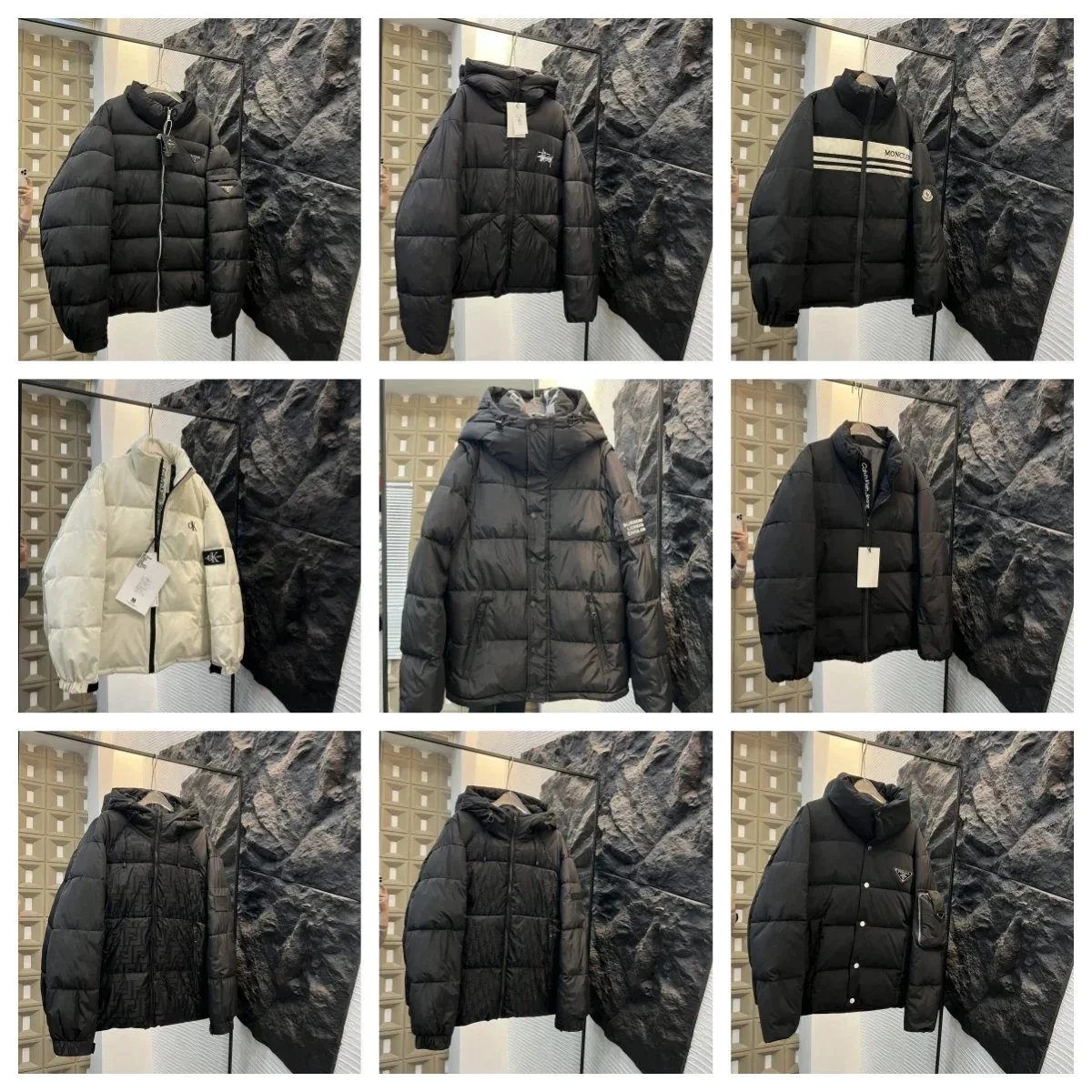 Moncler Down Jacket Winter Warm Hooded Puffer Coat