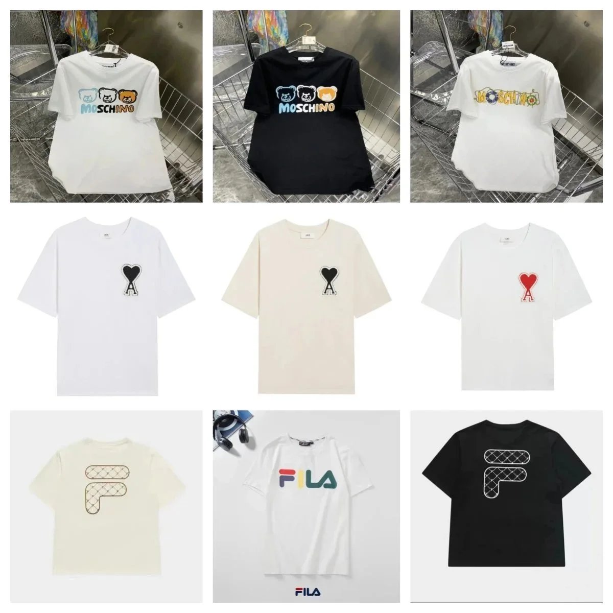 MOSCHINO Bear Logo T-Shirt for Men and Women