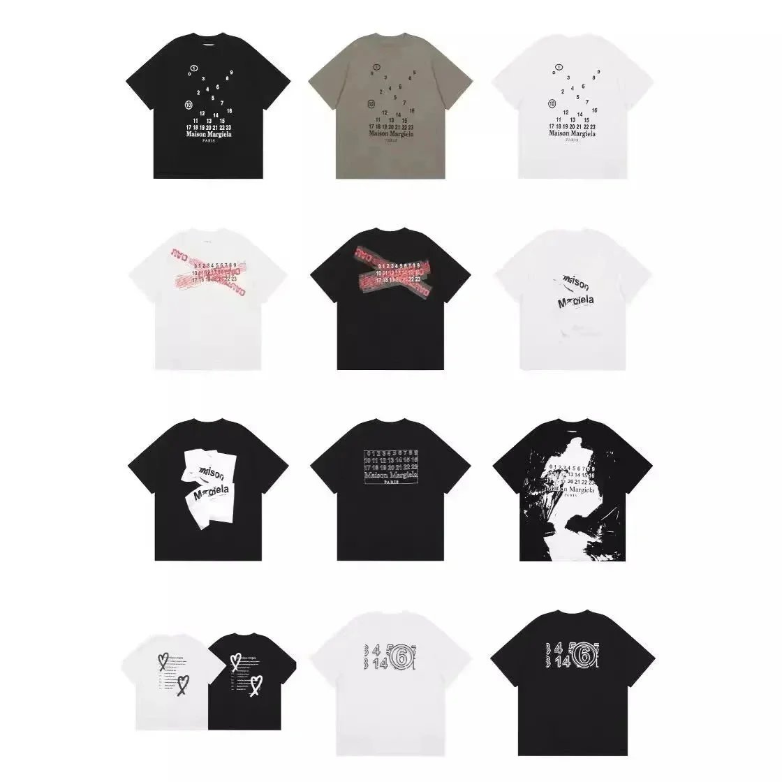 Maison Margiela T-Shirts with Unique Graphic Designs