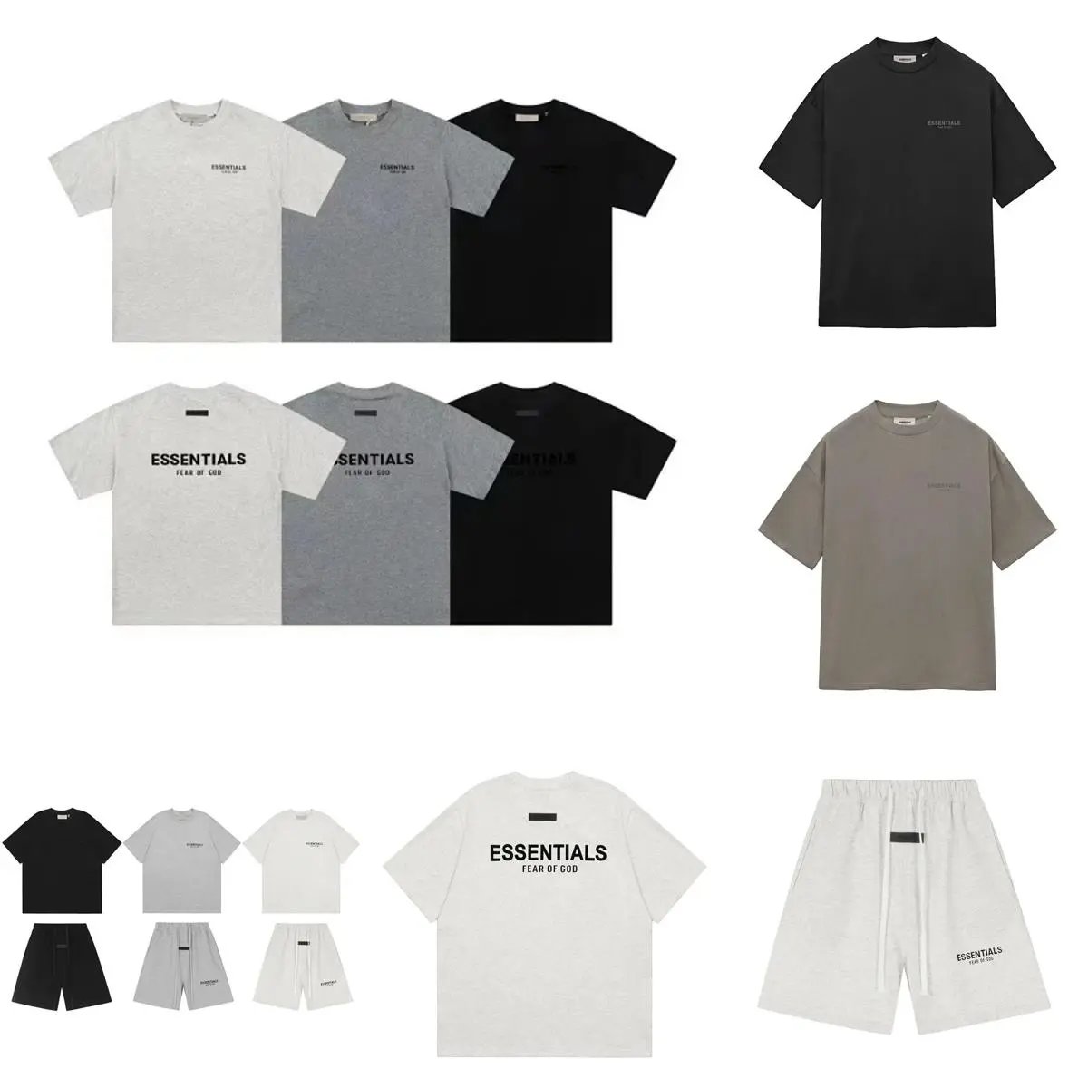 Essentials T-Shirts and Shorts Set by Fear of God