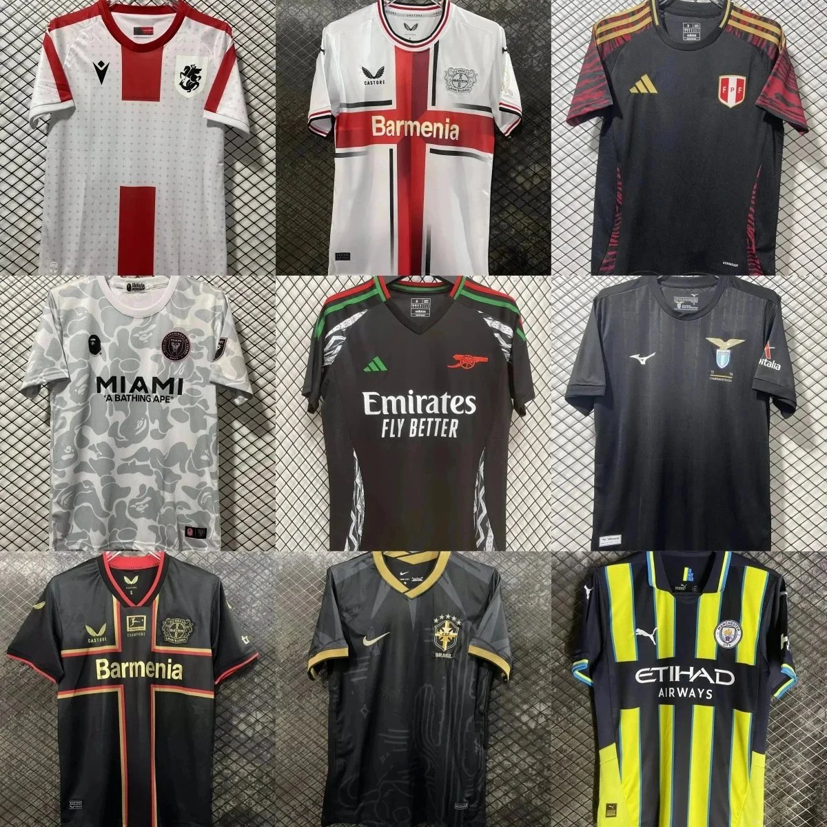 Official Football Soccer Jerseys from Top Clubs and Brands