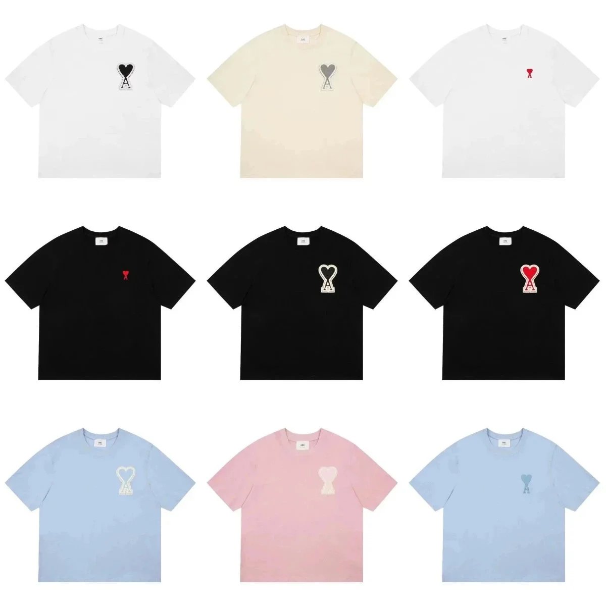 BAPE Heart Logo T-Shirt Unisex Streetwear Fashion