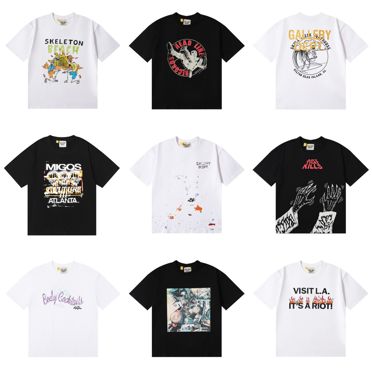 Gallery Dept T-Shirts Collection - Streetwear Graphic Tees