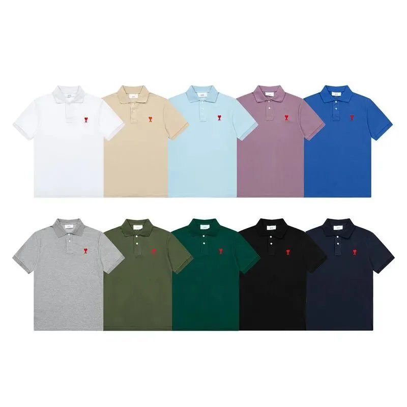 Classic Cotton Polo Shirt for Men in Multiple Colors