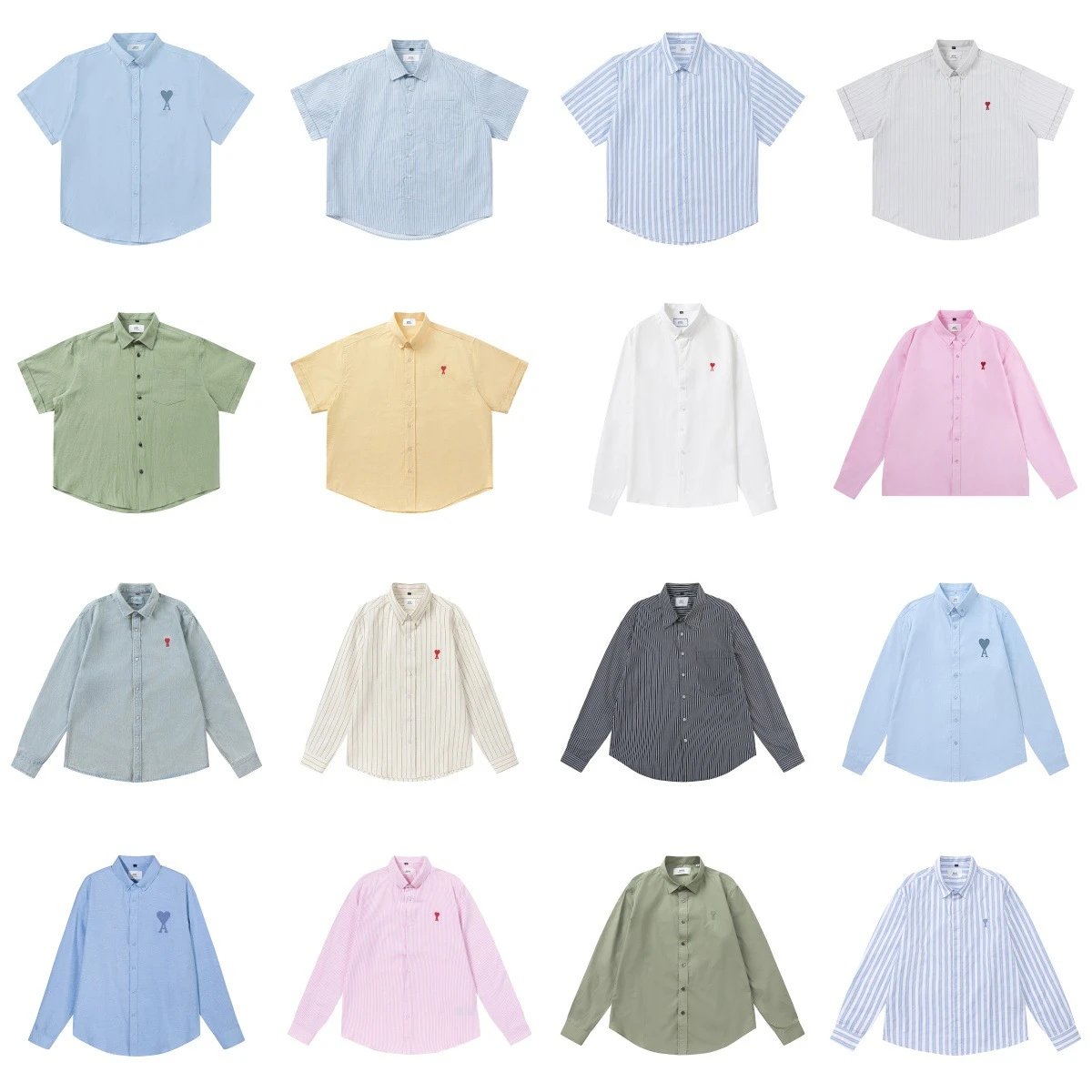 Men's Casual Button Down Shirts in Various Colors and Styles