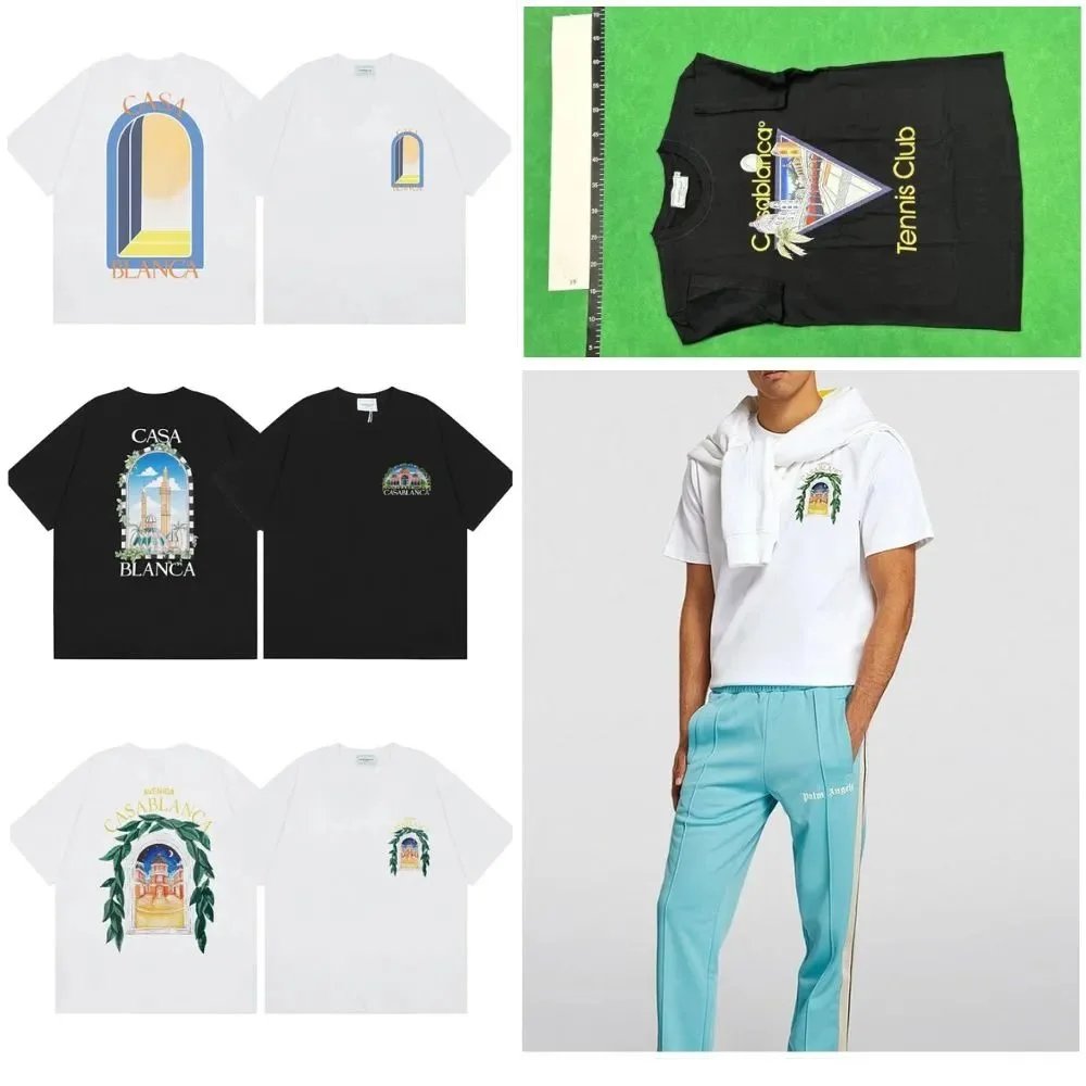 Casa Blanca Tennis Club T-Shirt Men's Fashion Graphic Tee