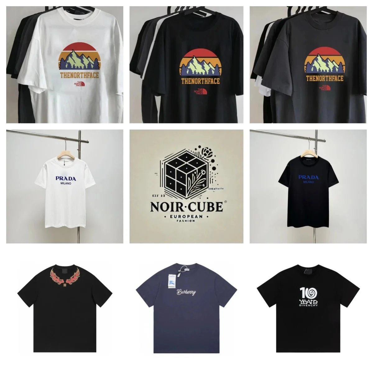 NOIR CUBE Fashion T-Shirts for Men and Women