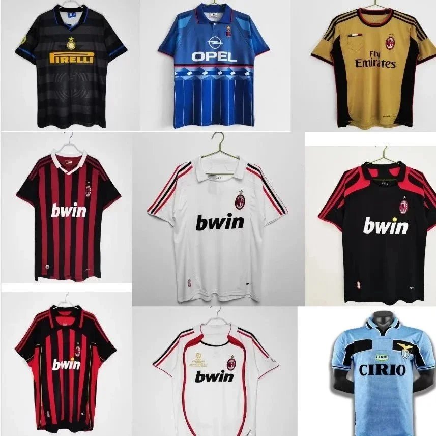 AC Milan Football Jersey Collection Vintage and Modern Designs