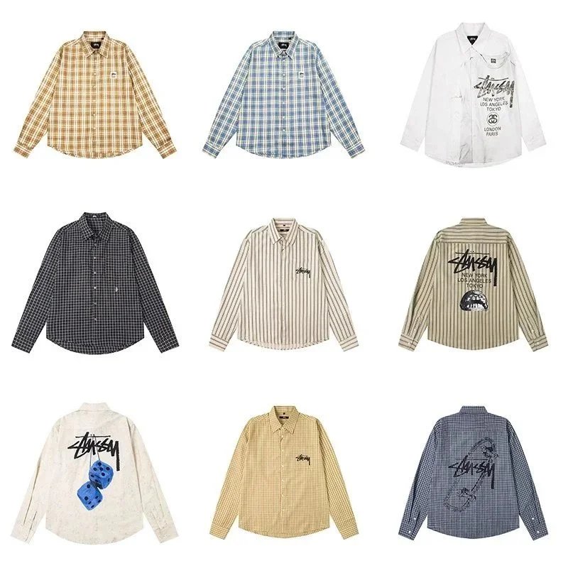 Stussy Long Sleeve Button-Up Shirts Collection