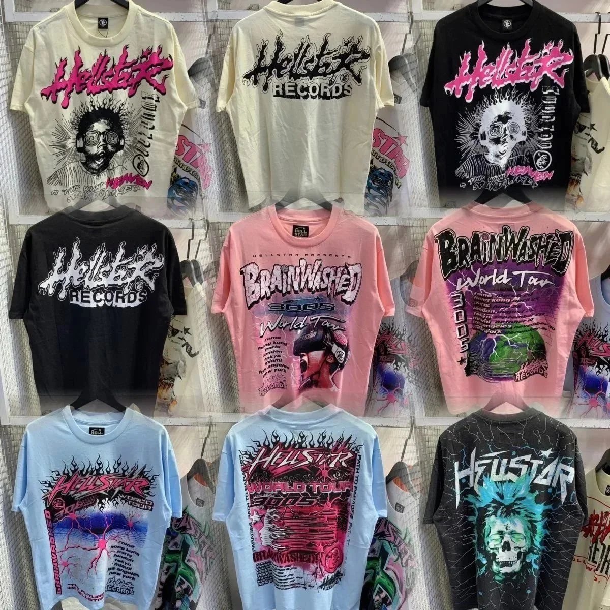 Hellstar Records Brainwashed World Tour T-Shirt