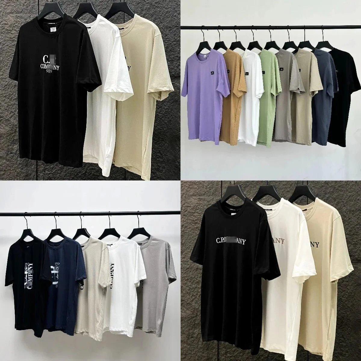 C.P COMPANY Basic T-Shirt Men's Casual Short Sleeve Tee
