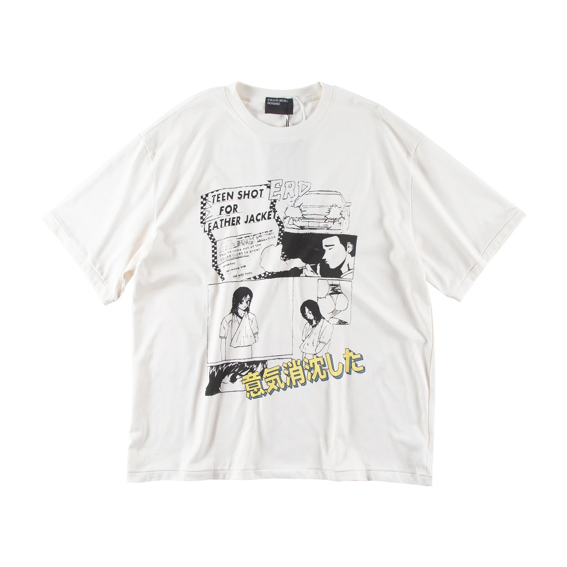 Teen Shot for Leather Jacket Graphic T-Shirt