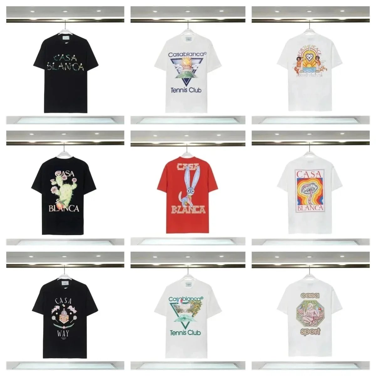 Casablanca T-Shirts Collection | Premium Graphic Tees