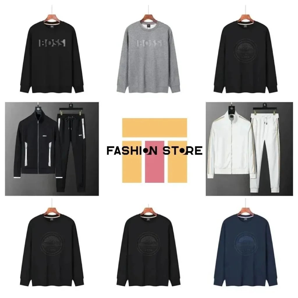 Men's Casual Sweatshirts and Tracksuits Set