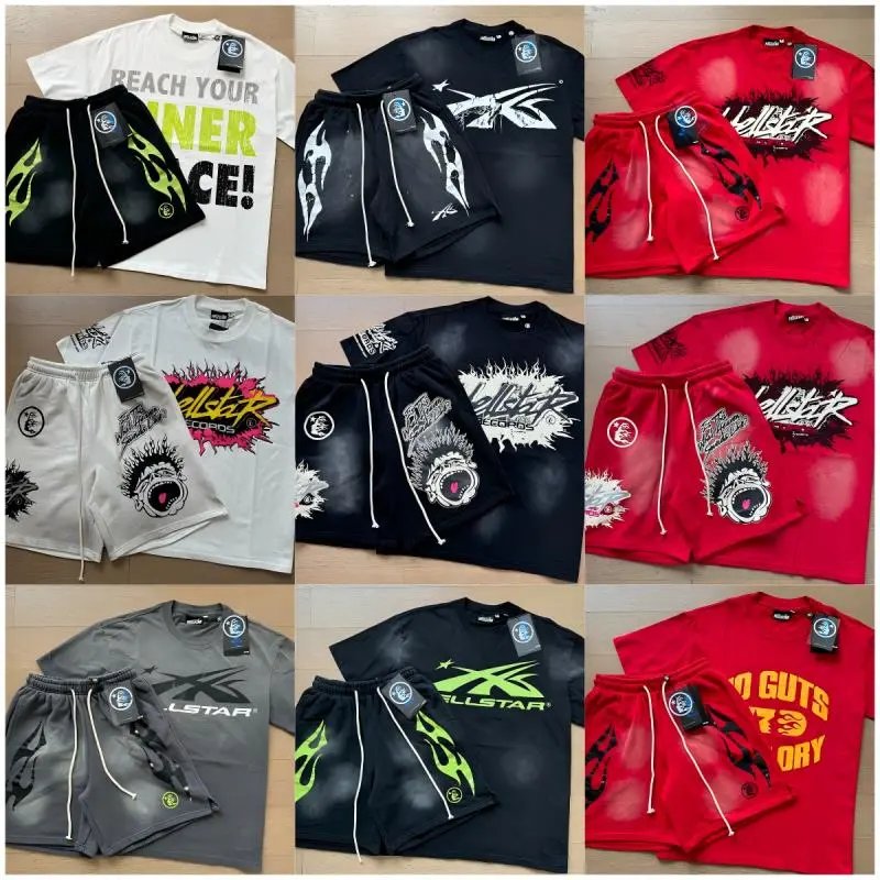 Allstar Skateboarding T-Shirt and Shorts Set for Men