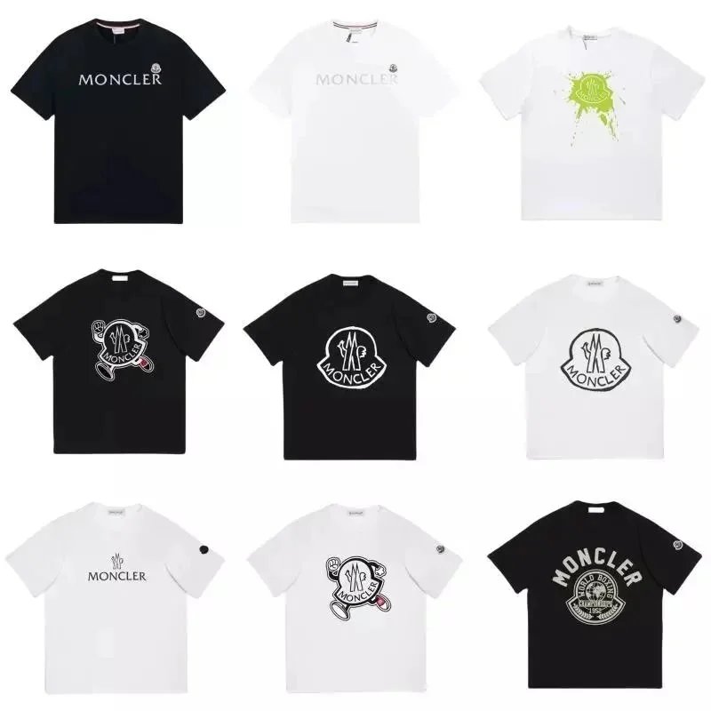 Moncler T-Shirts for Men and Women - Fashionable Logo Tees