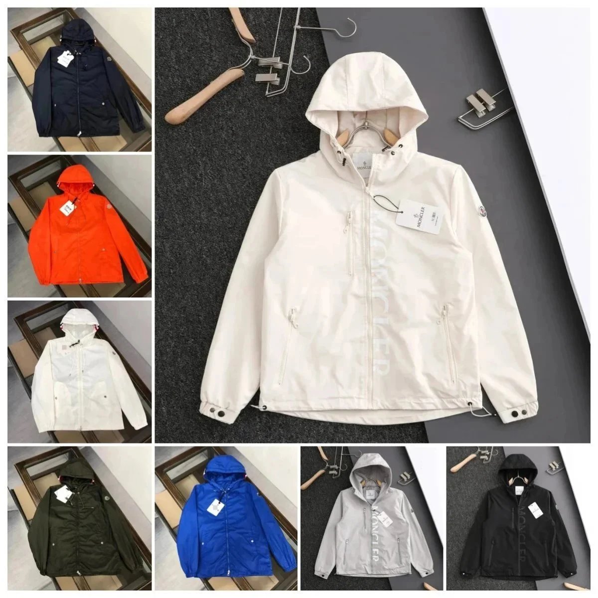 Moncler Lightweight Hooded Jacket for Men and Women