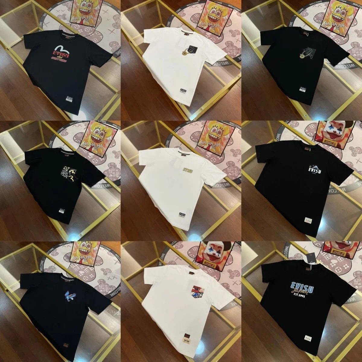 Evisu T-Shirts Collection - Premium Japanese Streetwear
