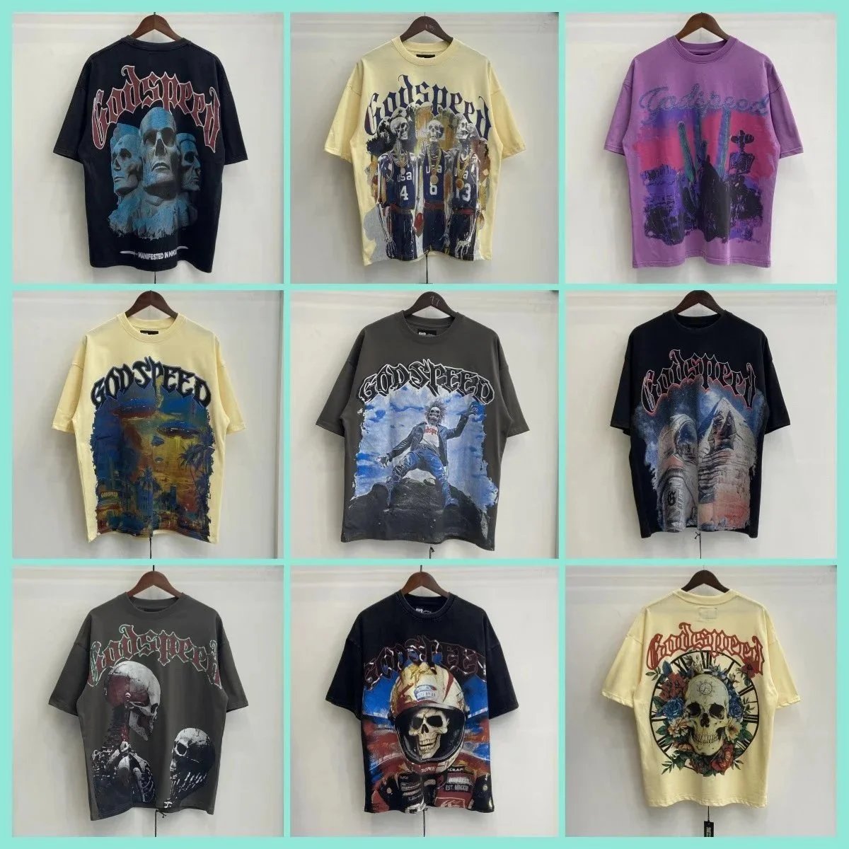 Godspeed T-Shirts Collection Vintage Graphic Tees