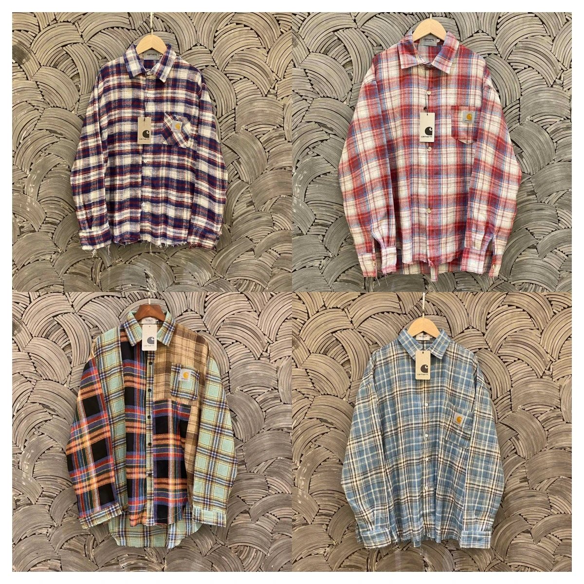 Carhartt Plaid Flannel Shirts for Men - Classic Workwear Style