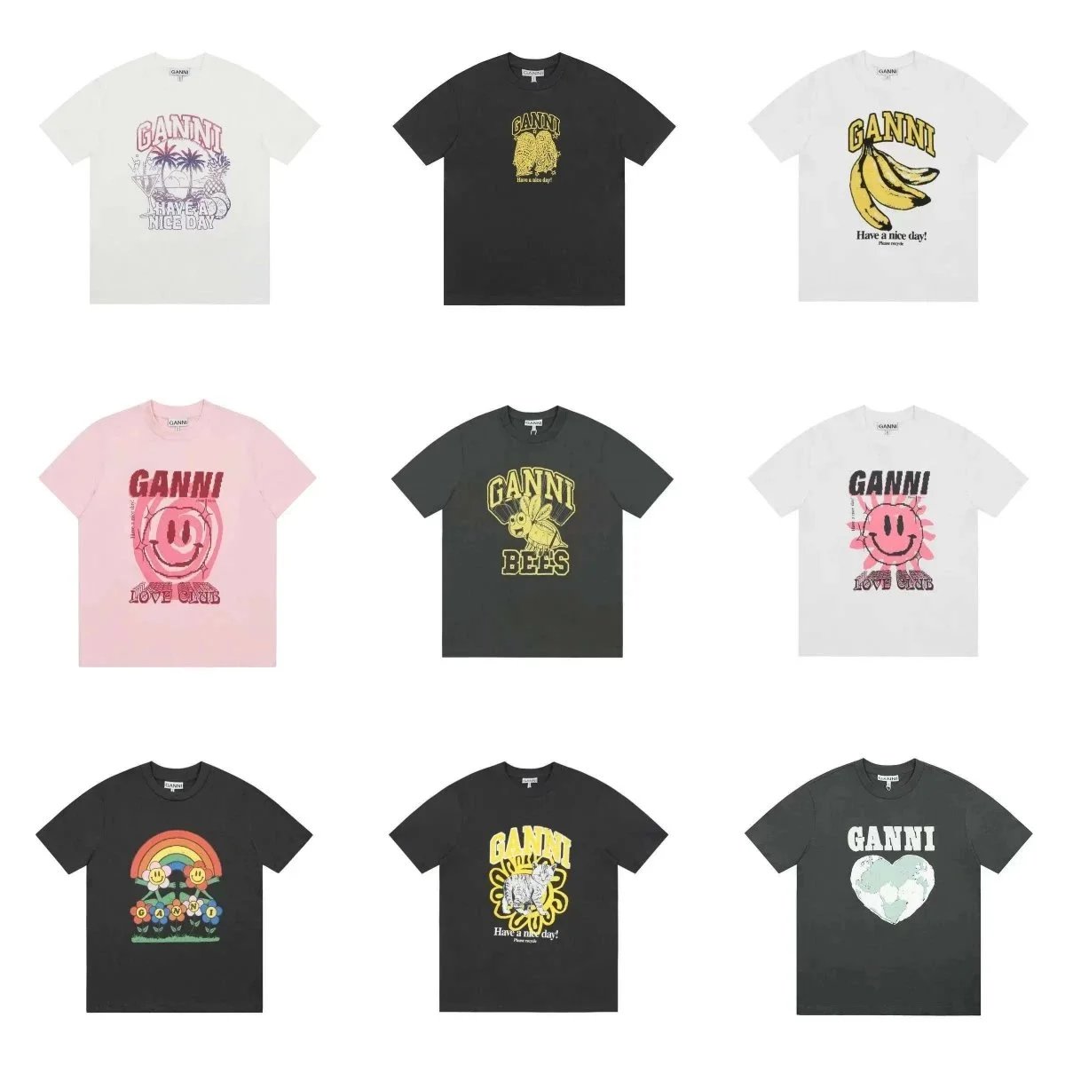 GANNI Graphic T-Shirts Collection