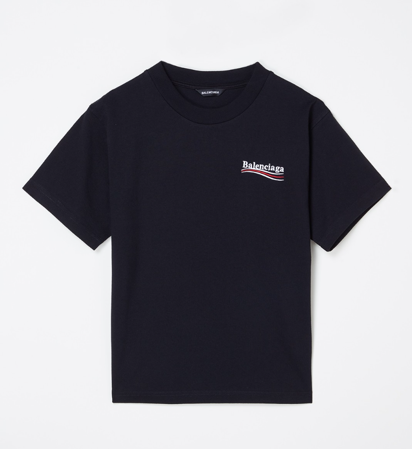 Balenciaga Logo T-Shirt Black