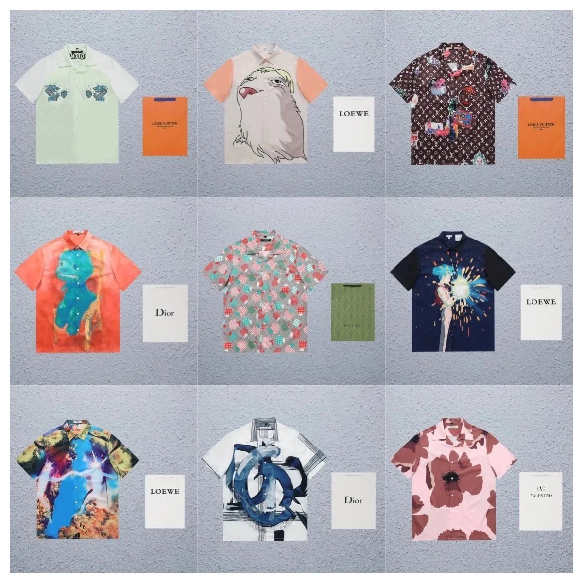 Designer Printed Short Sleeve Shirts for Men