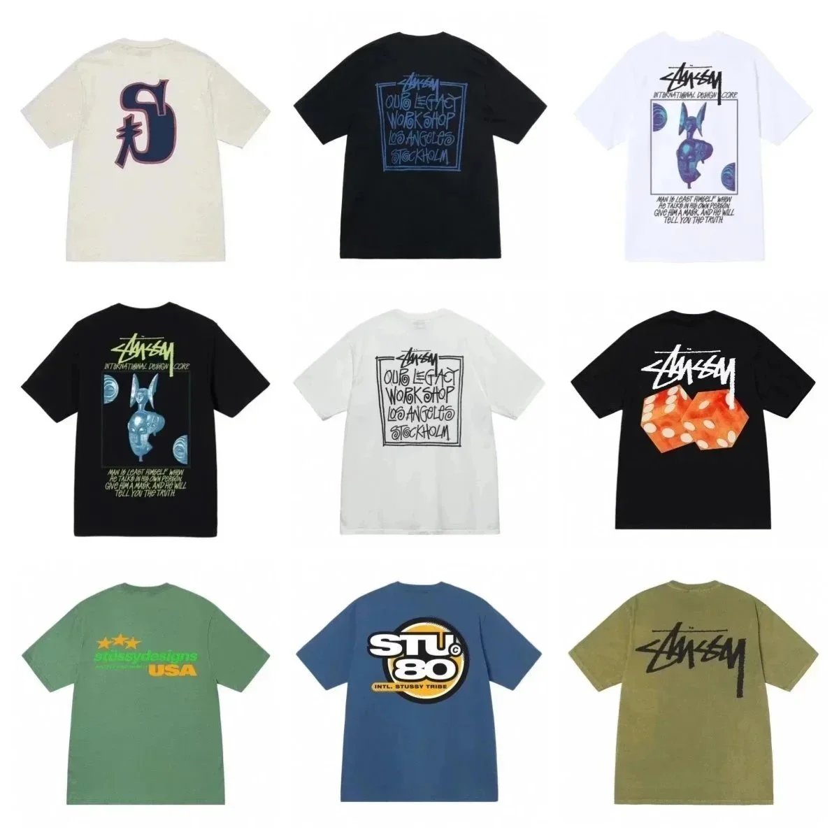 Stussy T-Shirts Collection | Streetwear Fashion