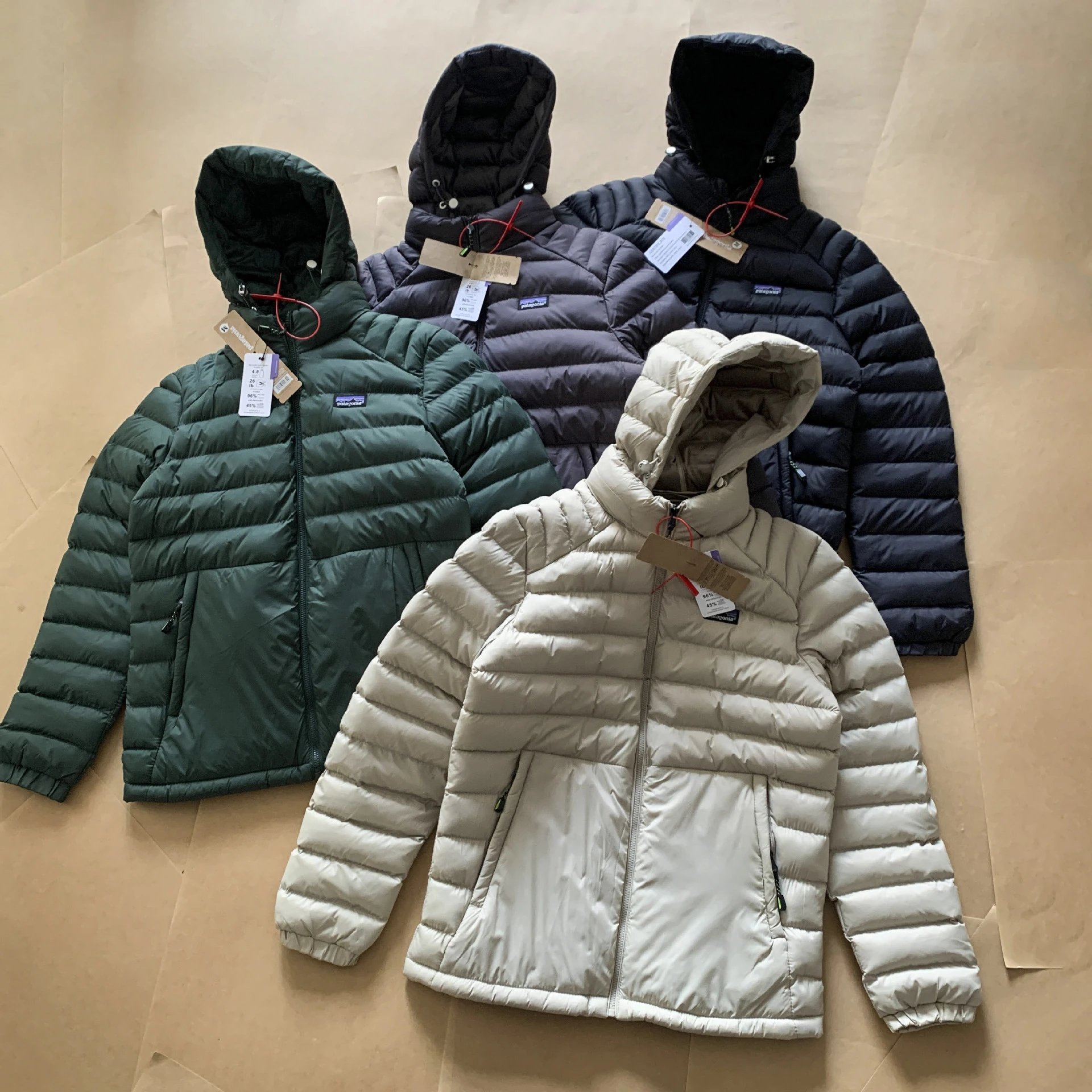 Patagonia Down Jacket Lightweight Insulated Hooded Coat