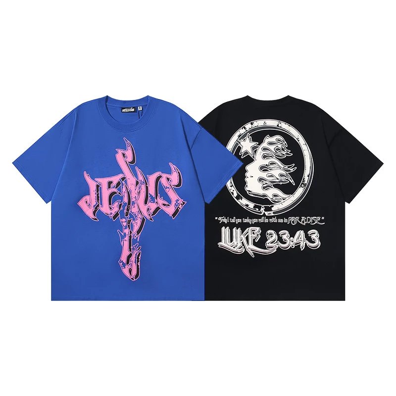 Jesus Christ T-Shirt with Luke 23:43 Bible Verse Design