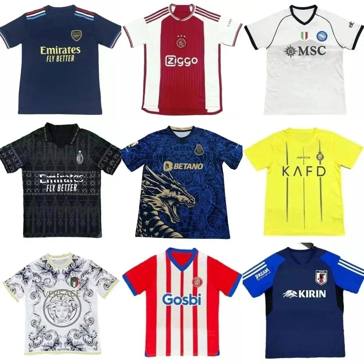 Official Football Club Jerseys for Men and Women