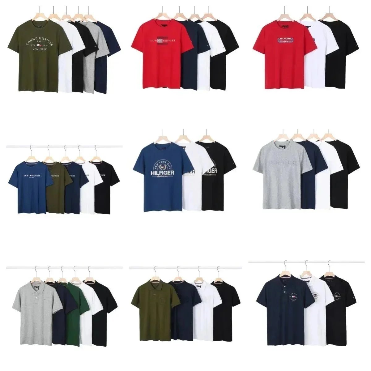 Tommy Hilfiger Men's T-Shirts and Polo Shirts Collection