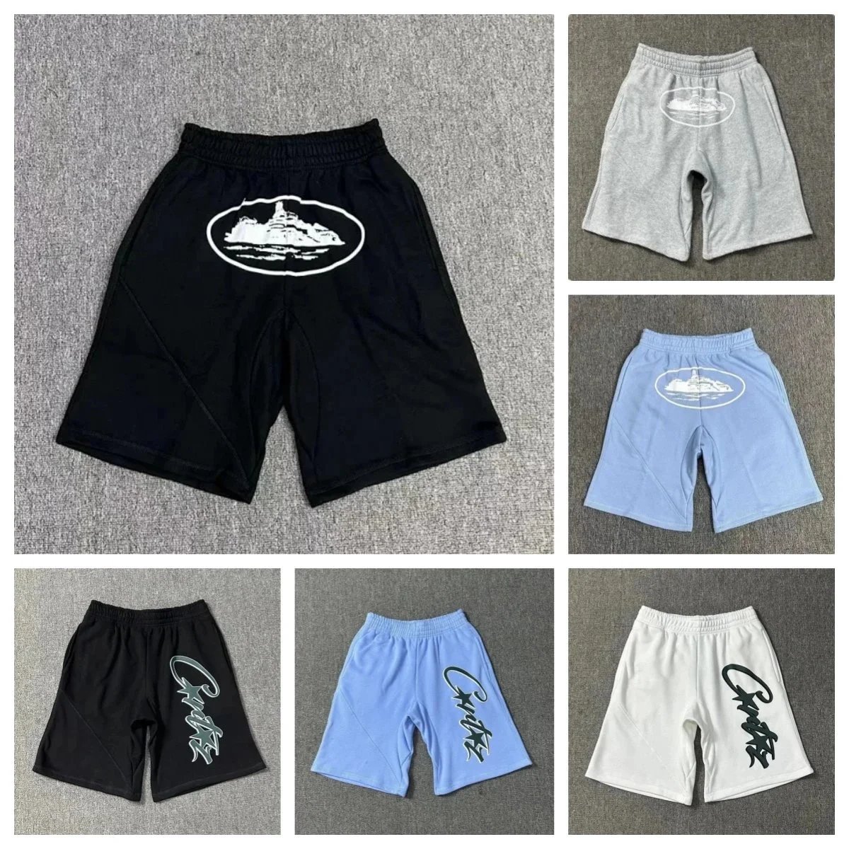 Crate Logo Print Athletic Shorts for Men and Women