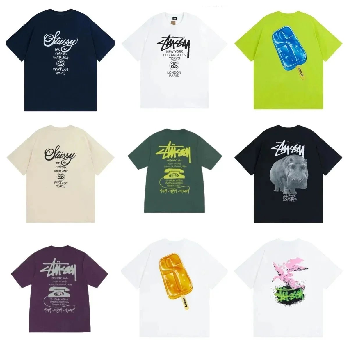 Stussy T-Shirts Collection - Streetwear Fashion Tees